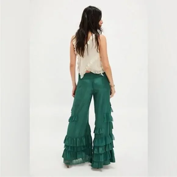 Free People Rock And Frill Pants Small